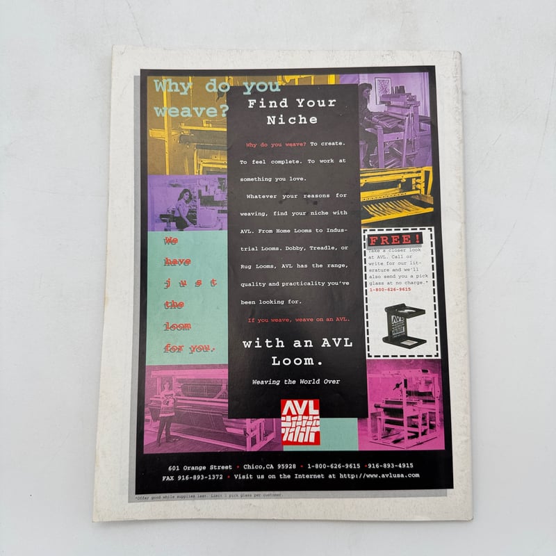 F1_180】Handwoven September/October 1996 /INT