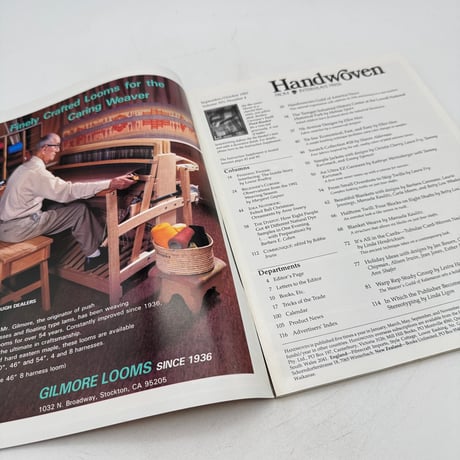 【F1_175】Handwoven  September/October 1993  /INTERWEAVE PRESS
