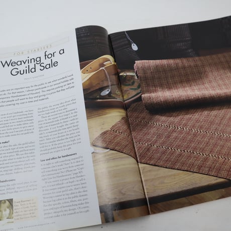 【古本】B2_221　HANDWOVEN March / April 2006