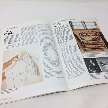 【古本】B187   Hemslöjden Magazine  1985/5
