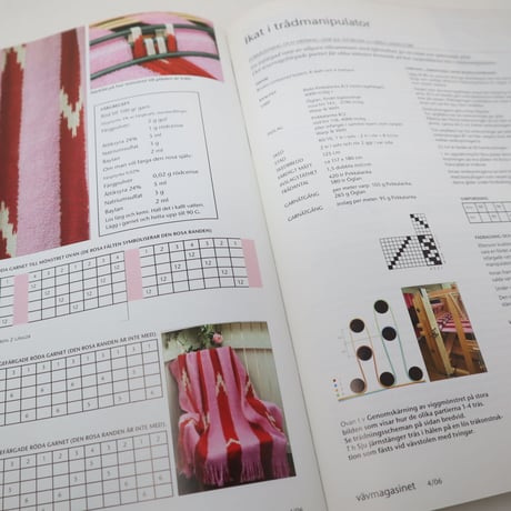 【古本】B2_123　Vav Magasinet　VÄVMAGASINET NR4 2006  日本語訳小冊子付