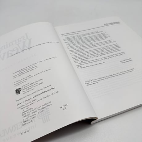 【F1_077】Learning to Weave /Deborah Chandler