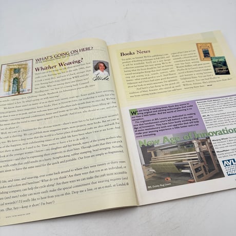 【F1_179】Handwoven  September/October 2001  /INTERWEAVE PRESS