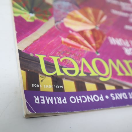 【古本】B2_217　HANDWOVEN May / June 2005