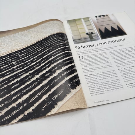 【F1_105】VAV MAGASINET 1/06 /Scandinavian Weaving Magazine  /Scandinavian Weaving Magazine 和訳付