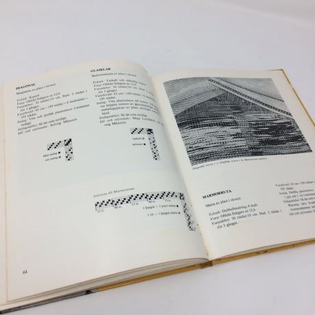 【古本】B046　annor lunda vävbok /Maja Lundbäck パターンブック