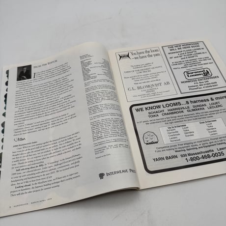 【F1_152】Handwoven March/April 1999  /INTERWEAVE PRESS