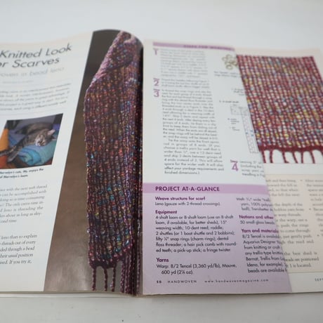【古本】B2_223　HANDWOVEN September / October 2006