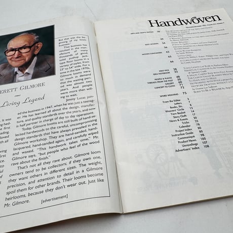 【F1_191】Handwoven November/Dicember 1995  /INTERWEAVE PRESS