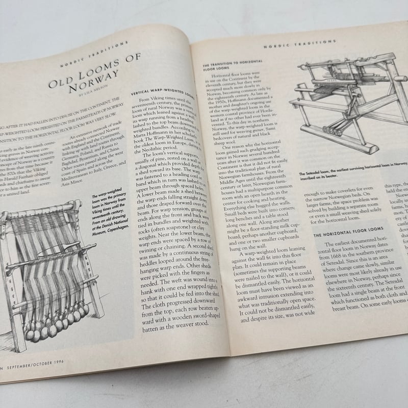 洋書 F1_180】Handwoven September/October 1996 /INT