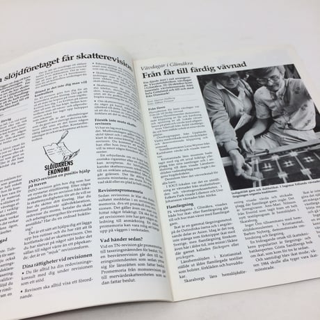 【古本】B209  Hemslöjden  Magazine   1988/1