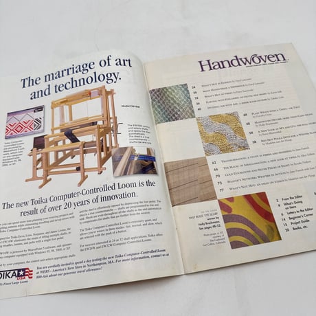 【F1_187】Handwoven January/February 2003  /INTERWEAVE PRESS