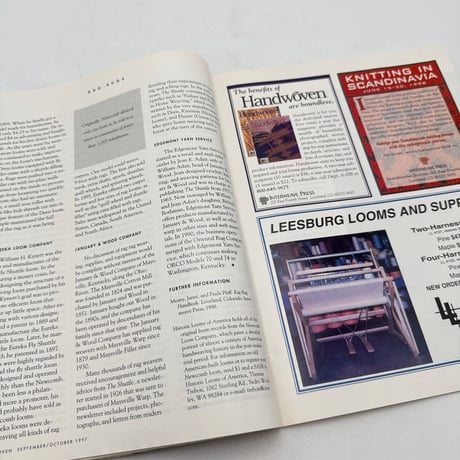 【F1_212】Handwoven  September/October 1997  /INTERWEAVE PRESS