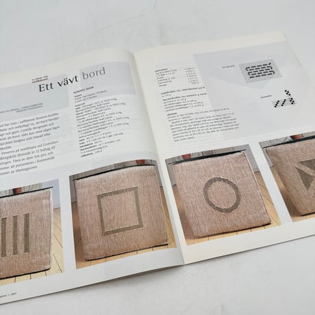 【F1_111】VAV MAGASINET nr 1:2002 /Scandinavian Weaving Magazine  /Scandinavian Weaving Magazine 英訳付