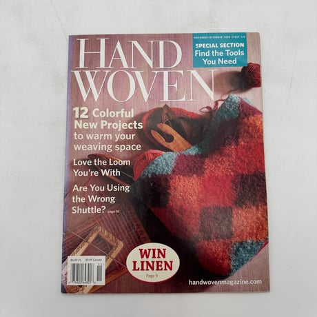 【F1_159】Handwoven November/Dicember 2008  /INTERWEAVE PRESS