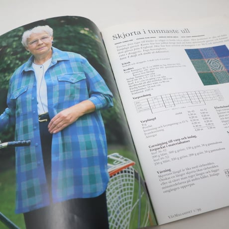 【古本】B2_263　Vav Magasinet　VÄVMAGASINET NR1 1999　英訳小冊子付