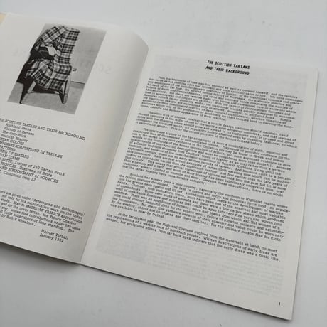 【F1_294】The Weaver's Book of SCOTTISH TARTANS /Harriet Tidball /ShuttleCraftBooks