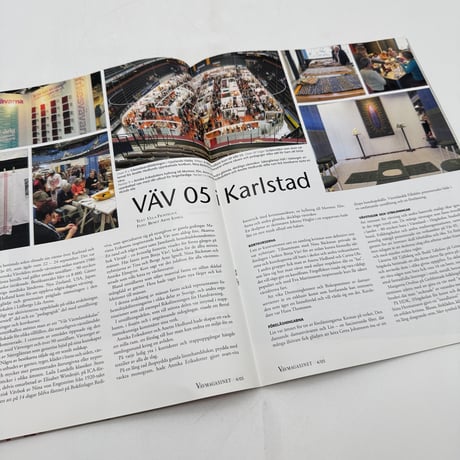 【F1_103】VAV MAGASINET 4/05 /Scandinavian Weaving Magazine  /Scandinavian Weaving Magazine 和訳付