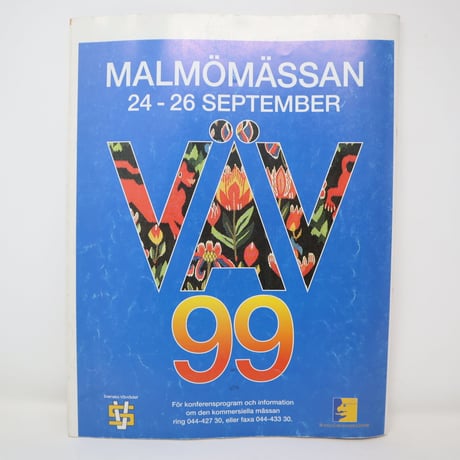 【古本】B2_264　Vav Magasinet　VÄVMAGASINET NR2 1999　和訳・英訳小冊子付