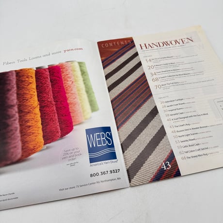 【F1_238】Handwoven January/February 2013  /INTERWEAVE PRESS