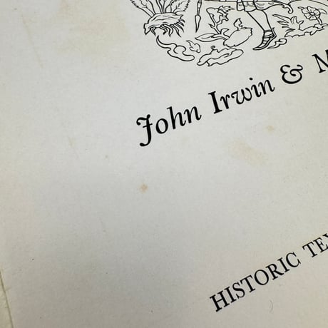 【B7_257】INDIAN PAINTED and PRINTED FABRICS /John Irwin & Margaret Hall