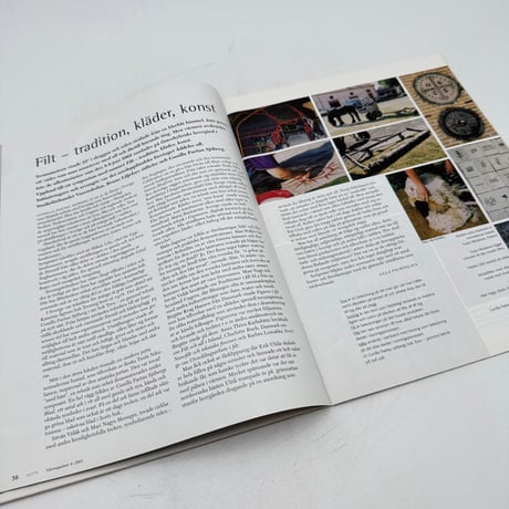 【F1_104】VAV MAGASINET nr 4:2002 /Scandinavian Weaving Magazine  /Scandinavian Weaving Magazine 英訳付