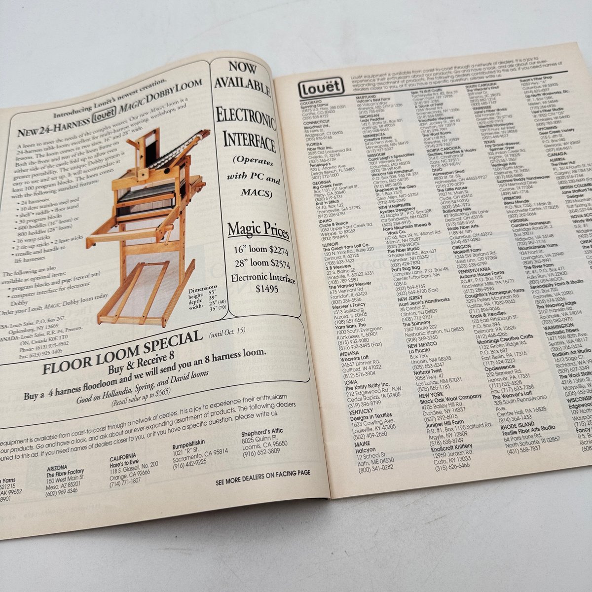 F1_180】Handwoven September/October 1996 /INT