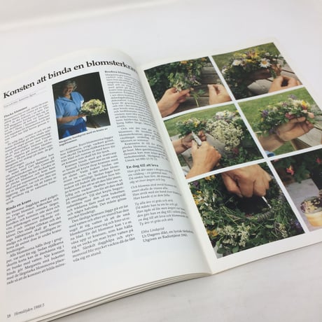 【古本】B201   Hemslöjden  Magazine   1988/3