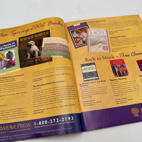 【F1_206】Handwoven May/June 2002  /INTERWEAVE PRESS