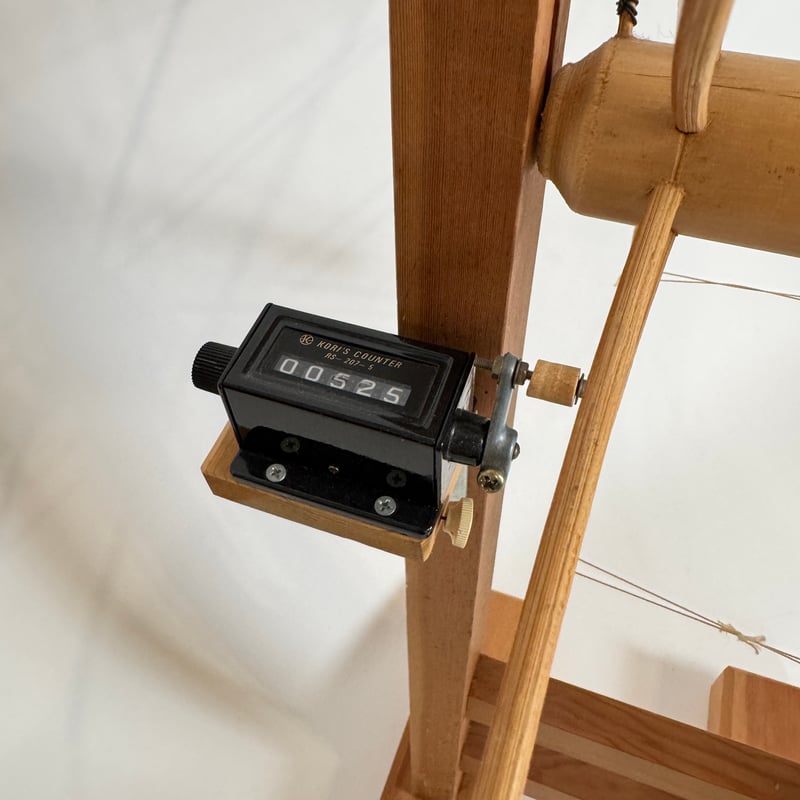 織の道具　かせかけ台　カウンター付き 織の道具 かせかけ台 カウンター付き