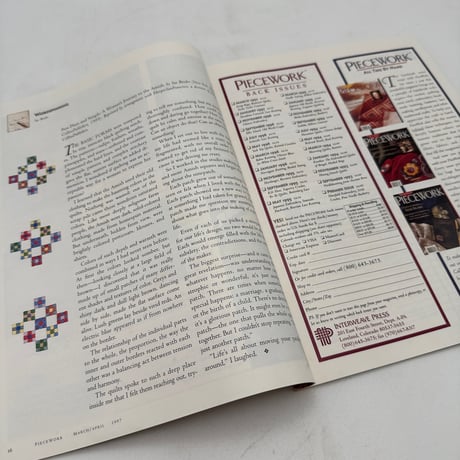 【F1_148】PIECEWORK March/April 1997  /INTERWEAVE PRESS