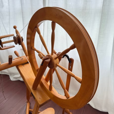 【DA714】<東京手織機> 紡ぎ車 紡ぎ車2 Spinning Wheel
