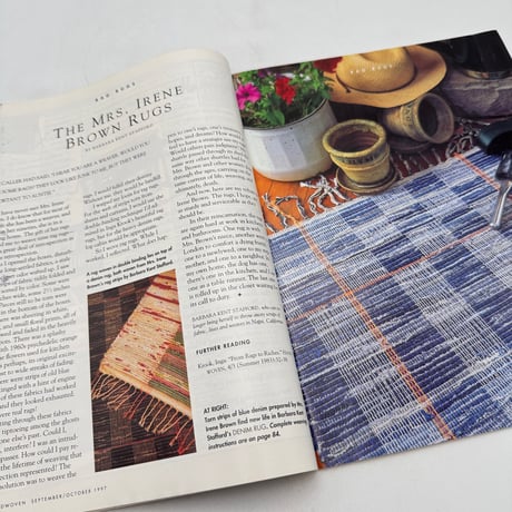 【F1_212】Handwoven  September/October 1997  /INTERWEAVE PRESS