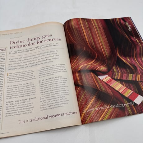 【F1_159】Handwoven November/Dicember 2008  /INTERWEAVE PRESS
