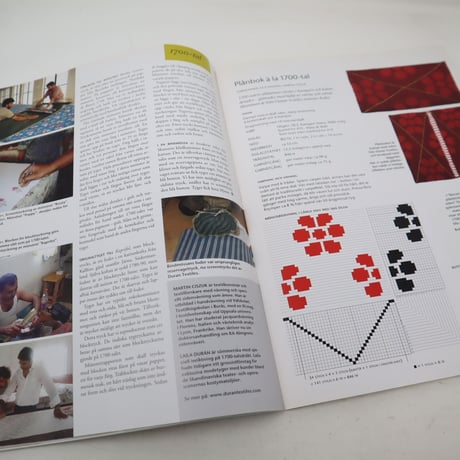 【古本】B2_132　Vav Magasinet　VÄVMAGASINET NR2 2008 日本語訳冊子付