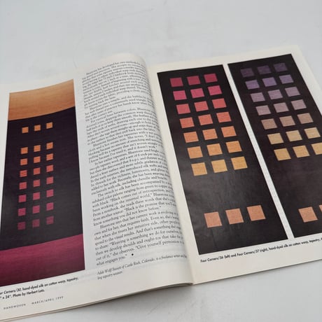 【F1_152】Handwoven March/April 1999  /INTERWEAVE PRESS