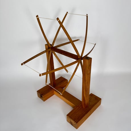 機織り　竹製紡車 機織り 竹製紡車 竹製紡車【-手織りの道具屋-稲垣機料】