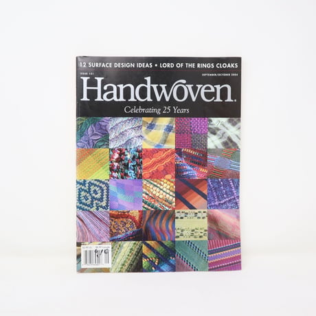 【古本】B2_213　HANDWOVEN September / October 2004