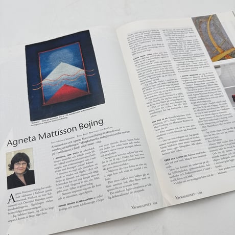 【F1_105】VAV MAGASINET 1/06 /Scandinavian Weaving Magazine  /Scandinavian Weaving Magazine 和訳付