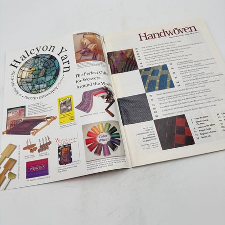 【F1_203】Handwoven November/December 2001  /INTERWEAVE PRESS