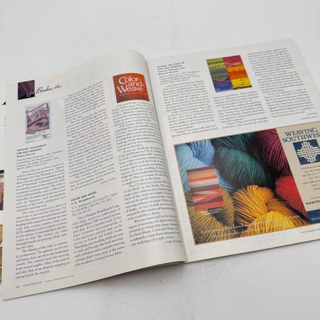 【F1_203】Handwoven November/December 2001  /INTERWEAVE PRESS