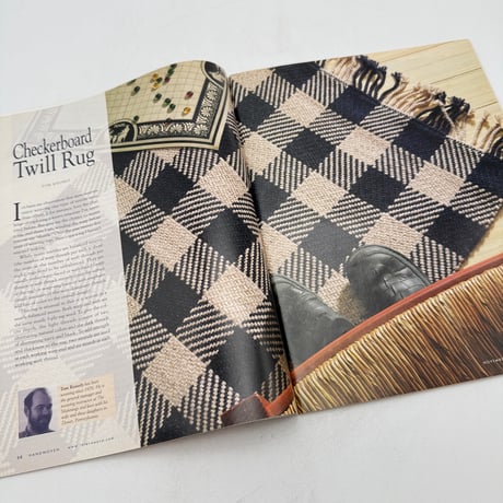 【F1_203】Handwoven November/December 2001  /INTERWEAVE PRESS