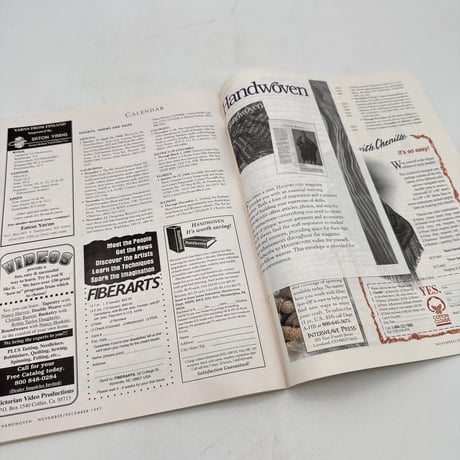 【F1_174】Handwoven November/Dicember 1997  /INTERWEAVE PRESS