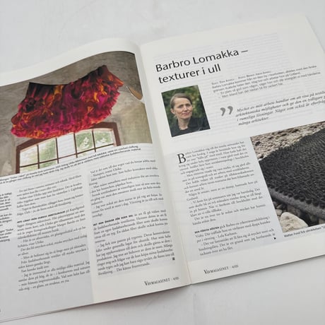 【F1_103】VAV MAGASINET 4/05 /Scandinavian Weaving Magazine  /Scandinavian Weaving Magazine 和訳付