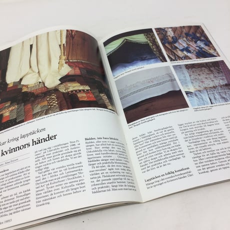 【古本】B207   Hemslöjden  Magazine   1989/3