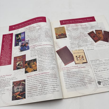 【F1_205】Handwoven November/December 1994  /INTERWEAVE PRESS