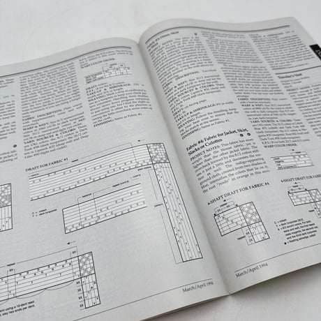 【F1_198】Handwoven March/April 1994  /INTERWEAVE PRESS