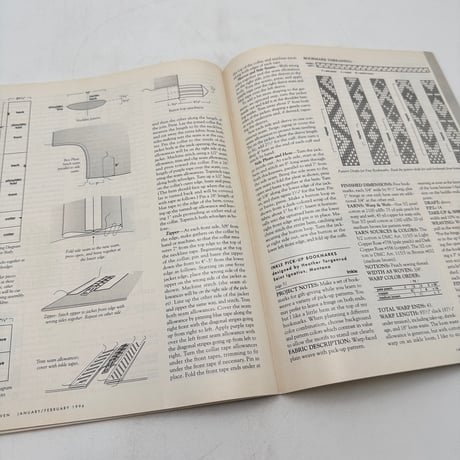 【F1_210】Handwoven January/February 1996  /INTERWEAVE PRESS