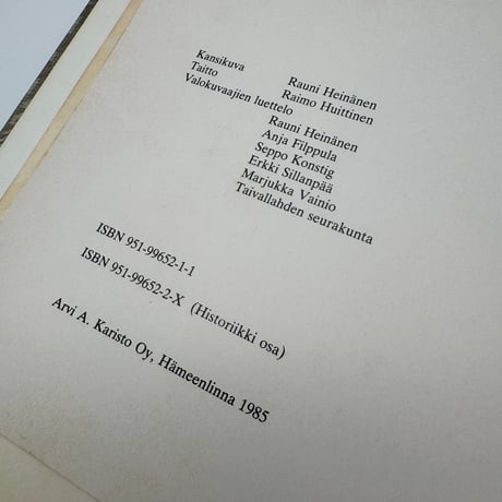 【F1_289】Wetterhoff sata vuotta /Elsa Silpala /Frederika Wetterhoffs