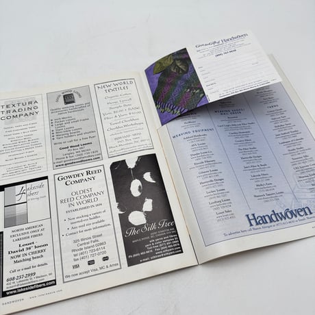 【F1_218】Handwoven March/April 2002  /INTERWEAVE PRESS